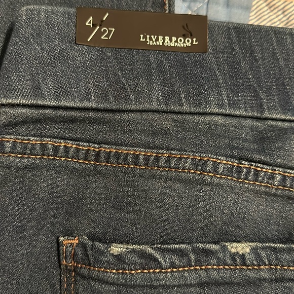 New Liverpool women’s denim leggings size 4/27 - Picture 7 of 14